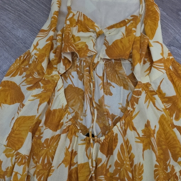 Banana Republic Yellow Floral Dress - Picture 3 of 5